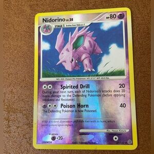 Pokémon Niforino holo card 2007